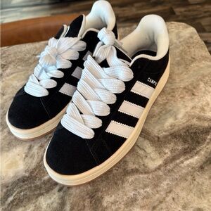 Adidas Campus Black and White Shoes